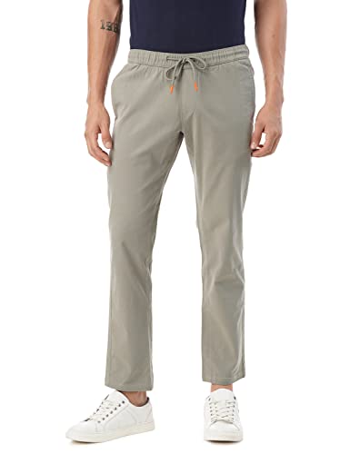 Image of FYLTR Men's Taper Fit Stretch Cotton Joggers with Elasticated Waistband & Drawstrings