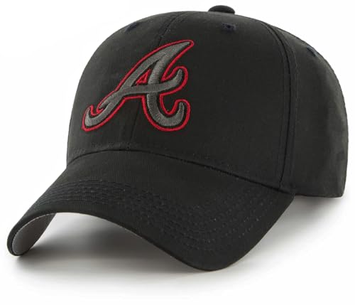 Gorra Atlanta Baseball negra MVP con logo bordado miniatura 1