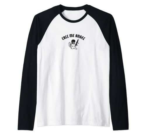 Call Me Angel - Querubín Camiseta Manga Raglan Cover