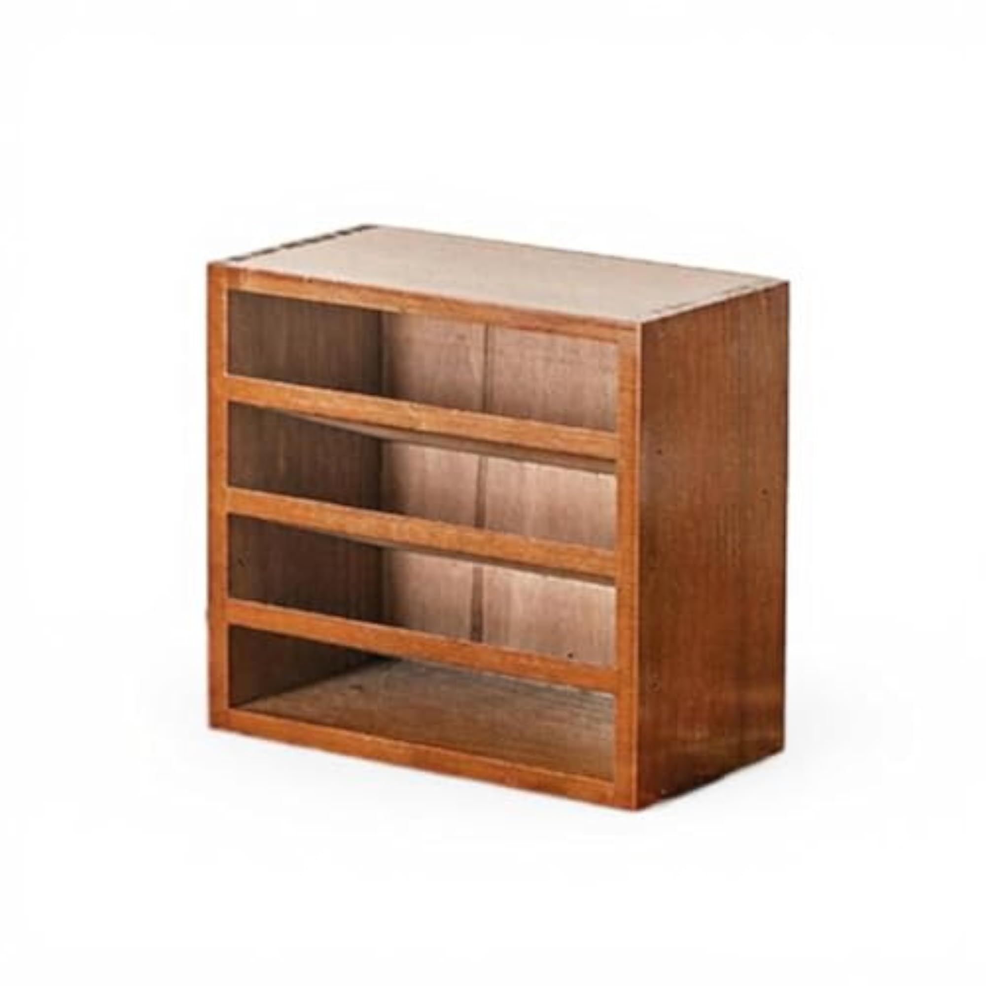 Wood Lipstick Organizer, Multitier Dustproof Makeup Storage Box