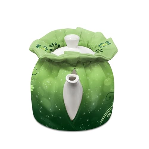 Image of St Patrick's Day Tea Cozy for Teapot Insulated Large Teapot Cover to Keep Warm Tea Kettle Cover Machine Washable for Home Kitchen Tea Party Table Decor