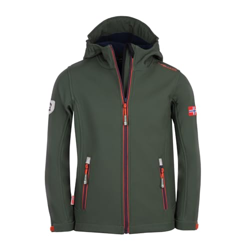 Trollkids Kids Trollfjord Jacket 176, Forest Green