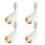 共同照明 4個セット ダクトレール用スポットライト LED一体型照明 電球色 GT-GD-10WW-W-4B PSE認証済み ホワイト スポットライト ダクトレールライト 天井 おしゃれ COB 10W 一体式 間接照明 LED内蔵式 電気 簡易取付式 角度可動 リビング キッチン 北欧