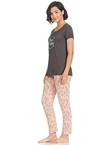 Image of Rupa Women's Cotton Checkered Pajama Set