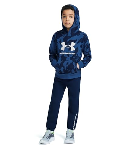 Image of Under Armour Boys' 2-Piece Hoodie Set, Pullover Sweatshirt and Fleece Pants