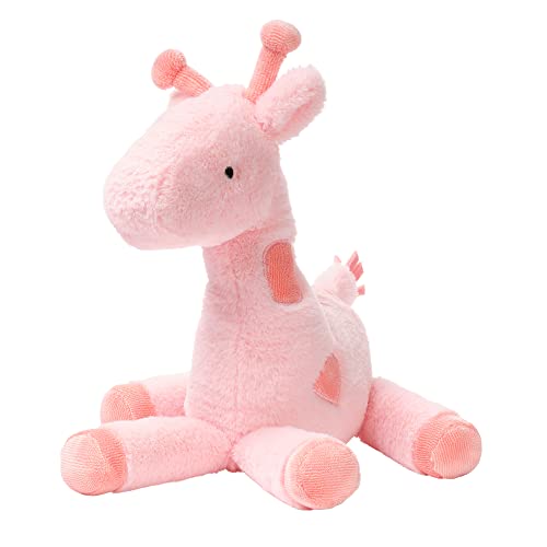 Image of Lambs & Ivy Snuggle Jungle Pink Giraffe Plush Stuffed Animal Toy - Snuggles