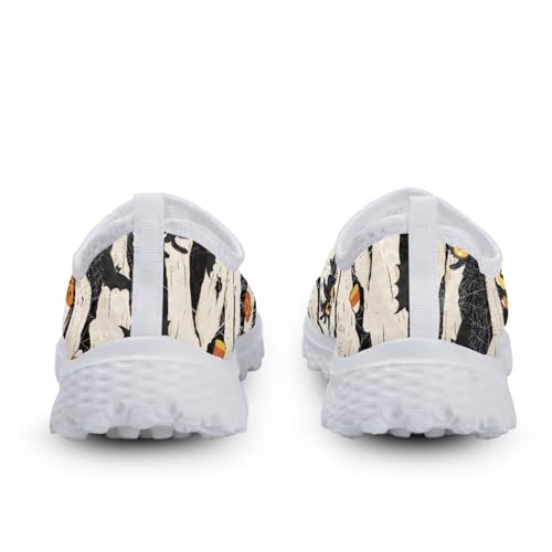 Jeiento Running Shoes for Women Men Athletic Walking Sneakers,Fall Leaf Shoes,Halloween Shoes for Hiking Walking Sports Travel Jogging Shoes2