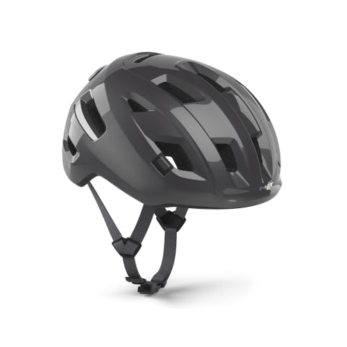 MET E-Mob MIPS Urban Casque de Cyclisme Titane foncé Brillant Taille S 52-56 cm – vue 5