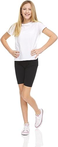 Havenfort Cotton Shorts for Girls, Tights for Girls (Pack of 5) Multicolor (in, Age, 10 Years, 12 Years, Multicolor) 1