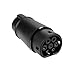 Produktbild EV + Adapter für Elektrofahrzeug Ladekabel - Typ 1 SAE J1772 auf Typ 2 IEC 62196 Ladegerätadapter - 1-Phase 32A (7.2 kW) Schwarz/Weiß-Steckverbinder