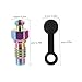 UPKOCH 1Set High Strength Bike Brake Bleeder Screws with Caps Durable Automotive Brake Bleeder Valve Kit for Disc Brake Systems Compatible with Mountain and Road Bikes