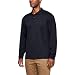 Under Armour Men's Tactical Performance Long Sleeve Polo, Black/Black, Medium