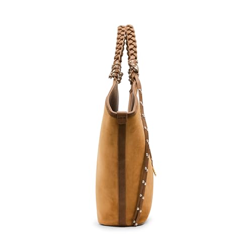 Bolso tote Betsey Johnson de gamuza con forma de tulipán miniatura 5