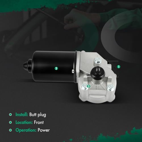 Image of SCITOO Windshield Wiper Motor Compatible for Hyundai for Veloster | Direct fit for 2012-2017 For Hyundai For Veloster|Replaces OE 98110|854516|5 Pins|Fit for Front Wiper Motor
