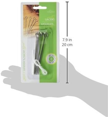 Fox Run Poultry Lacers with String, Regular, Metallic