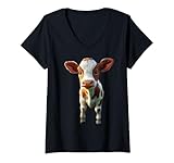 Motif amusant de vache pour les végétaliens
