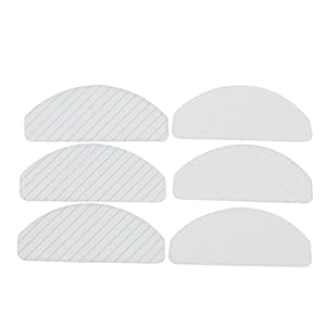 6 Stück Wischtücher Ersatz für Yeedi Vac 2pro Staubsauger Waschbar Wiederverwendbare Wischtücher Reinigungspads Ersatzteile Kehrmaschine Zubehör