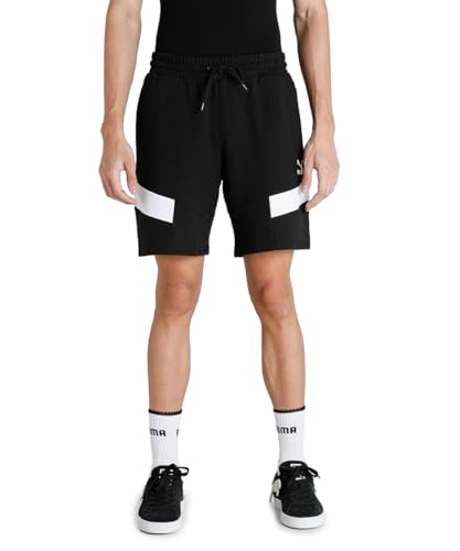 Image of Puma Men's Cotton Blend Boxer Regular Fit Casual Shorts