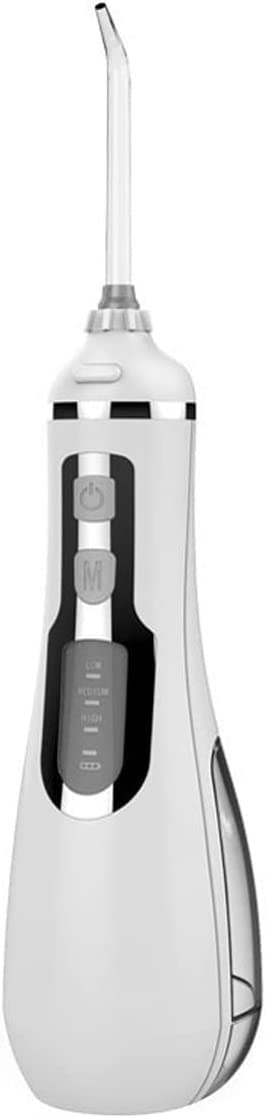 GeRRiT Flosser de Agua - Irrigador Dental inalámbrico Pick - Kit de Hilo Dental for el Cuidado bucal for Adultos, Tanque de Agua Impermeable IPX7 de 200 ml for Viajes y Uso doméstico