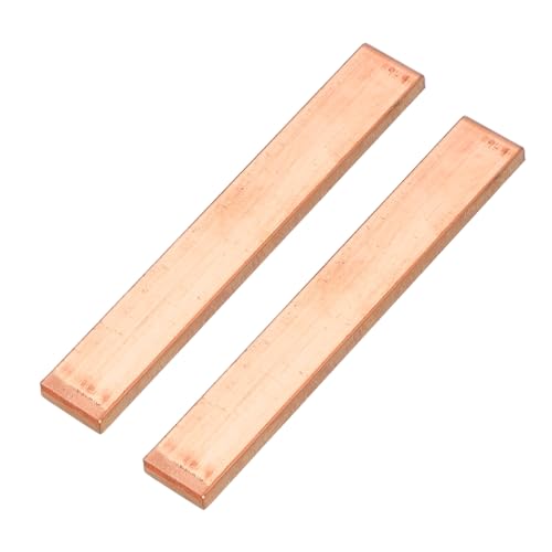 Plaque en cuivre pour la fabrication de bijoux artisanaux et travaux de réparation, lot de 2