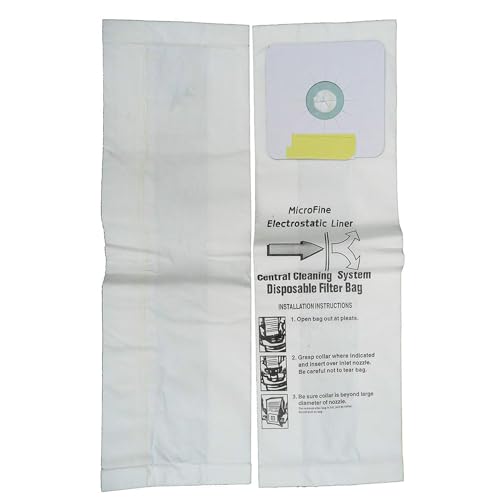GULUANT Replacement DVC HEPA Central Vacuum Bag for Nutone CV350 CV352 CV352W CV353 CV450 CV653 CV750 for Beam for Electrolux 167 3067 BU165 V165 Models