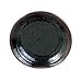 [Box of 12] 8 1/4" ROUND PLATE TENMOKU