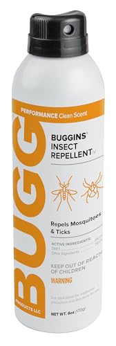BUGGINS IV Performance Aerosol Insect Repellent - 6 oz Can
