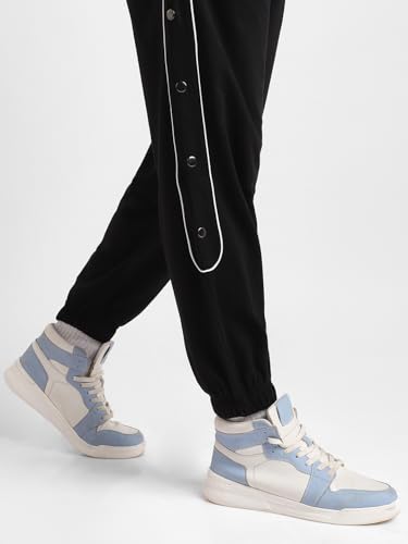 Image of Nobero Malone Joggers for Men | Track Pants for Men | Relaxed Fit | Elasticated Waist with Drawcord | Soft & Breathable Fabric | Casual Everyday Wear