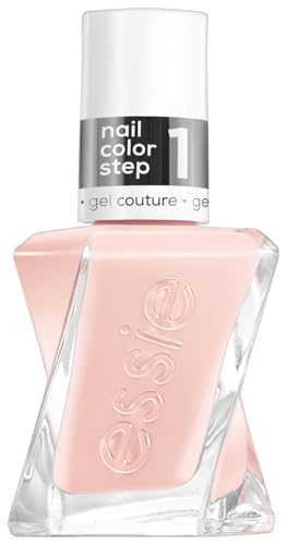 essie gel by essie langanhaltender Nagellack mit glänzendem Finish, Maniküre ohne UV-Licht, Gel Couture, Farbe: Nr. 40 fairy tailor, Rosa, 1 x 13,5 ml
