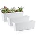 skelang-lot-de-3-pots-de-fleurs-rectangulaires-avec-trous-de-drainage-pour-baie-vitree-rebord-de-fenetre-etagere-table-basse-blanc