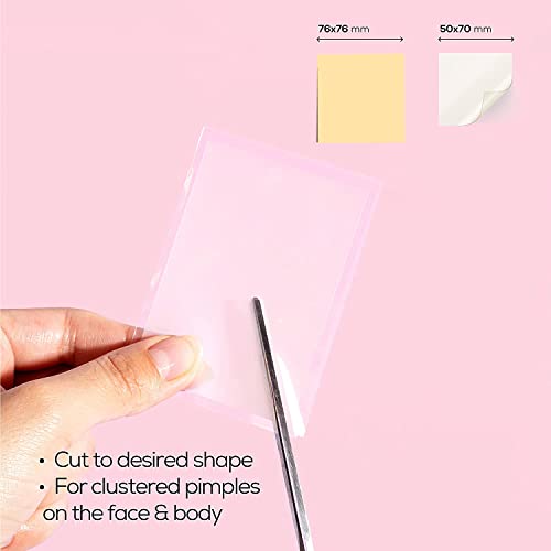 HANHOO Patch personalizado para manchas | Adesivos hidrocolóides grandes | Para aglomerados de acne
