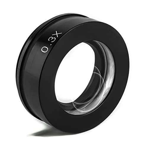 顕微鏡観察 0.75X 0.5X 2.0X 0.35X 補助対物ガラスレンズ 130X 180X C マウントレンズ用(0.3X Objective)
