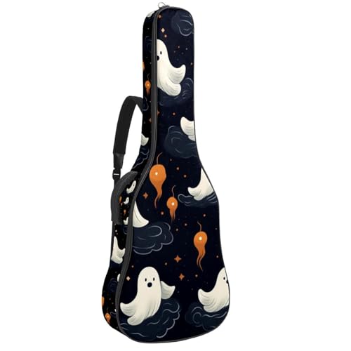 Housse guitare basse et électrique 41 pouces en tissu Oxford imperméable imprimé Boo