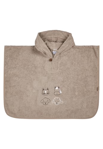 Sterntaler Poncho Bauernhof - Kinder Badeponcho aus saugfähiger...