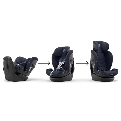 Image of Callisto G 360 Rotating All-in-One Convertible Car Seat - Ocean Blue