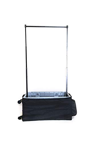 Closet Trolley Dance Bag with Garment Rack - BLACK DANCE DUFFEL