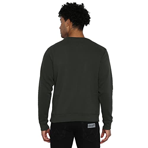 Image of Wrangler Men Deep Forest Knitted T-Shirts