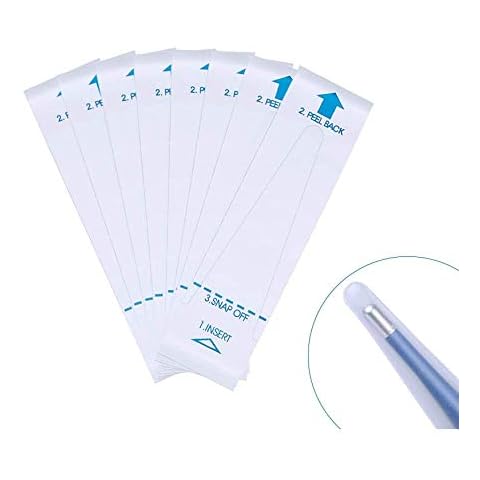 Oral Thermometer Covers Disposable (100 Packs) - Oral Rectal Thermometer Probe Cover - Disposable Digital Thermometer Cover, for Adult, Kids Cover