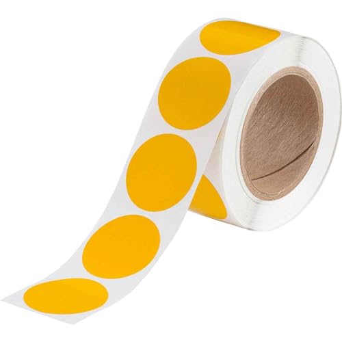 Ruban de marquage Brady 121037 jaune en vinyle pour optimiser l'atelier