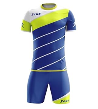 ZEUS KIT LYBRA UOMO ELECTRIC ROYAL - GIALLO FLUO - BIANCO 2XL