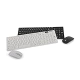 Clavier sans fil 2,4 g - le clavier et la souris sans fil portables et faciles à transporter pour les voyages ou l'extérieur, clavier sans fil pour tablette