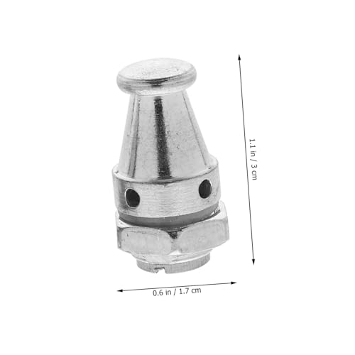 2 piezas de válvulas de alivio de presión para ollas a presión, repuestos de seguridad, válvulas jigger de acero inoxidable miniatura 4
