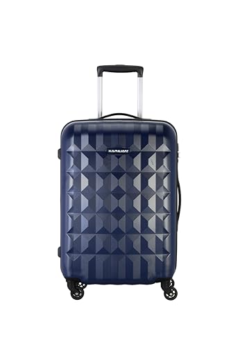 Image of Kamiliant Polypropylene by American Tourister Medium Check-in Hard Shell 4 Wheels Spinner Suitcase Luggage (66 Cm) - KAM Spectrum SP 66CM-Midnight Blue