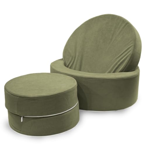 RIWI Loop RCC202-34 - Taburete modular para niños, 3 en 1, mueble de juego, juego y objeto de construcción, suave, seguro y lavable