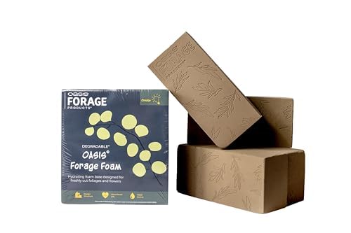 Oasis Forage Products Floral Foam, 4 Bricks/Pack…