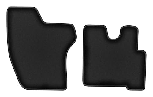 Tapis de sol VW LT II en velours noir Durban pour van 1996-2006