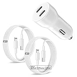 Picture of for iPhone 14 13 Car Charger,[MFi Certified]45W Dual Port USB C Rapid for Apple Car Adapter with 3ft Type C to Lightning Cable Fast Charging for iPhone 14 Pro/14 Pro Max/14 Plus/13/12/11/XS/XR/SE,iPad