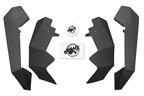MudBusters Max Coverage Fender Flares for 2020-2023 Polaris RZR Pro ...