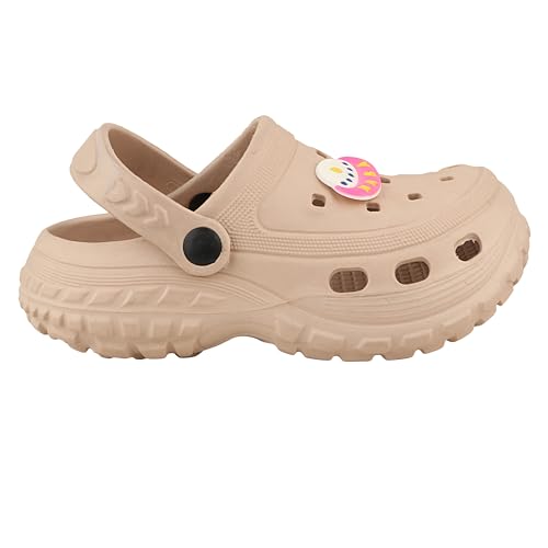 Image of FUEL Poddle Comfortable Indoor & Outdoor Casual Garden Clogs, Soft Cushioned Footbed and Lightweight EVA Slip-On Kids Clogs for Boys & Girls