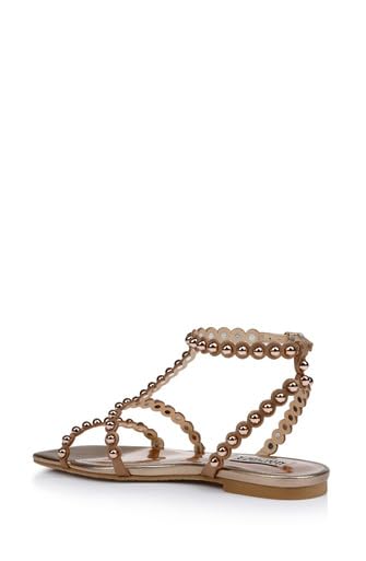 Badgley Mischka Women's Cami Flat Sandal4